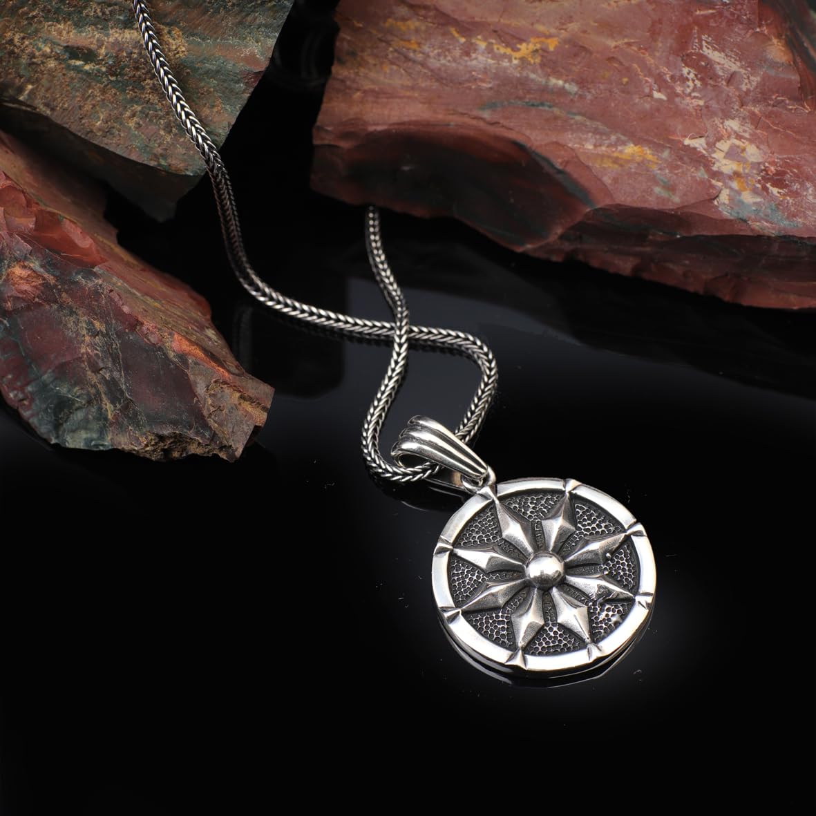 Sterling Silver Ancient Roman Necklace