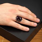 925K Sterling Silver Purple Sapphire Ring — image 6