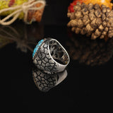 925K Sterling Silver Turquoise Stone Ring — image 5