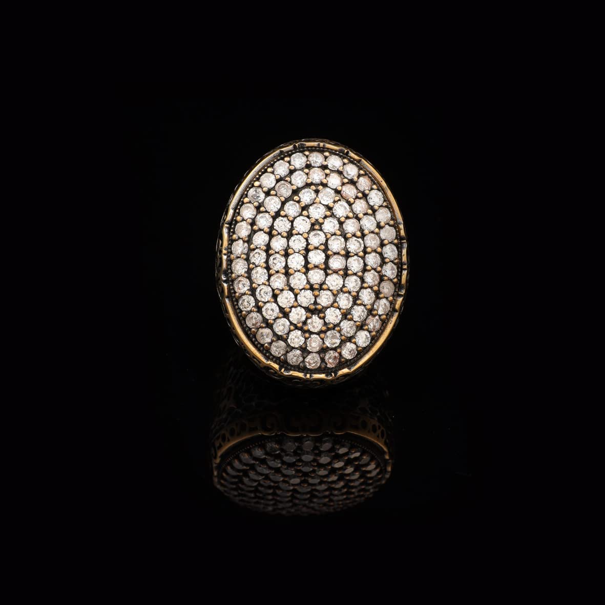 Silver Large Ring