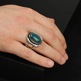 925K Sterling Silver Jade Ring — image 6