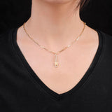 Cute Butterfly Necklace in Gold Jewelry - Gold Plated Sterling Silver Necklace with Butterfly Charm - Aesthetic Jewelry Delight - Birthday Gifts for Women — image 3