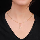 Cute Butterfly Necklace in Gold Jewelry - Gold Plated Sterling Silver Necklace with Butterfly Charm - Aesthetic Jewelry Delight - Birthday Gifts for Women — image 3