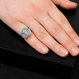 Handmade Medusa Pinky Signet Ring - 925 Sterling Silver Men's Jewelry — image 2