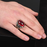 Men Handmade Carnelian Stone Ring — image 6