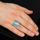 American Indian Chief Handmade Silver Men Ring — image 6