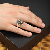 925K Sterling Silver Wolf Ring — image 6