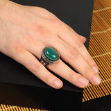 925K Sterling Silver Jade Ring — image 6