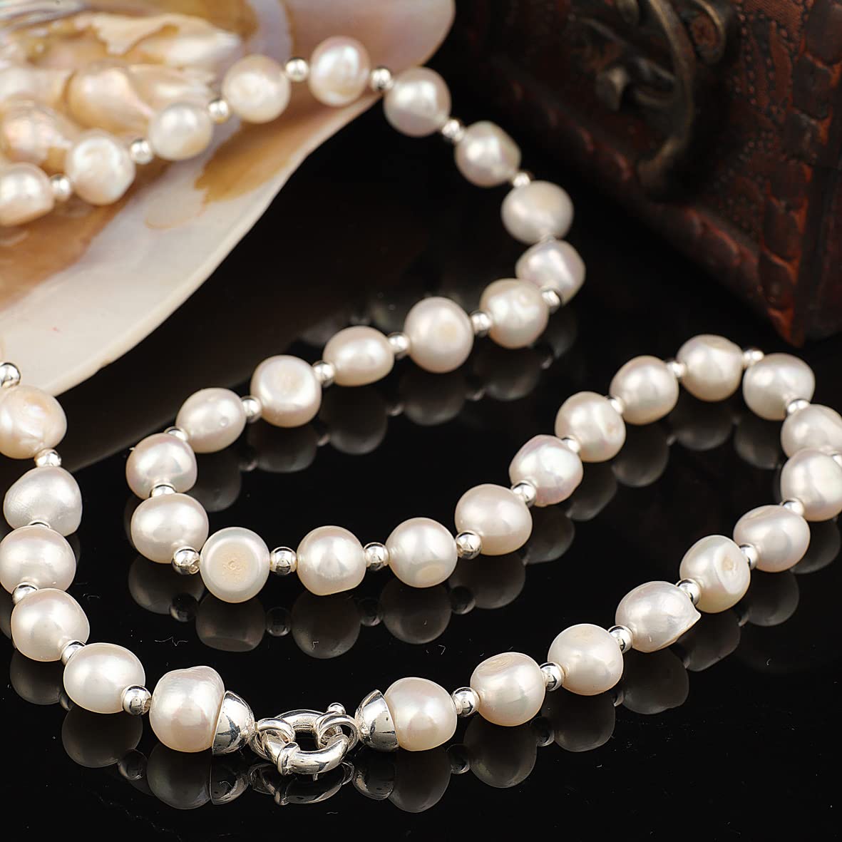 Pearl Necklace Men
