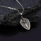 Men's Sword Necklace in Sterling Silver - Mens Silver Chain with Sword Pendant - Exquisite Jewelry Piece - Birthday Gifts — image 2