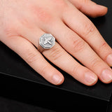 Handmade Bee Signet Ring - 925 Sterling Silver Men's Jewelry — image 2