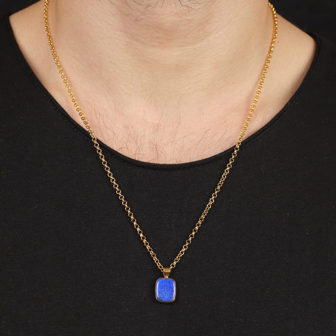 Mens Turquoise Necklace