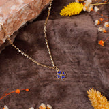 Four-Leaf Clover and Heart Pendant Sterling Silver Gold Plated Necklace - Aesthetic Jewelry - Sterling Silver Gold Plated for Women - Birthday Gifts for Women — image 2