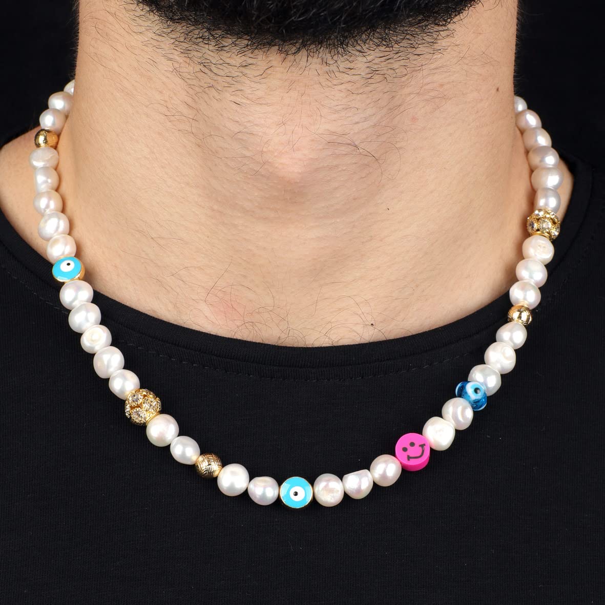 Pearl Necklace Men