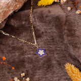 Sterling Silver Star Necklace with Zircon Stone for Women - Cute Star Necklace with Zircon Stone in Gold Plated Jewelry - Birthday Gifts for Women — image 2