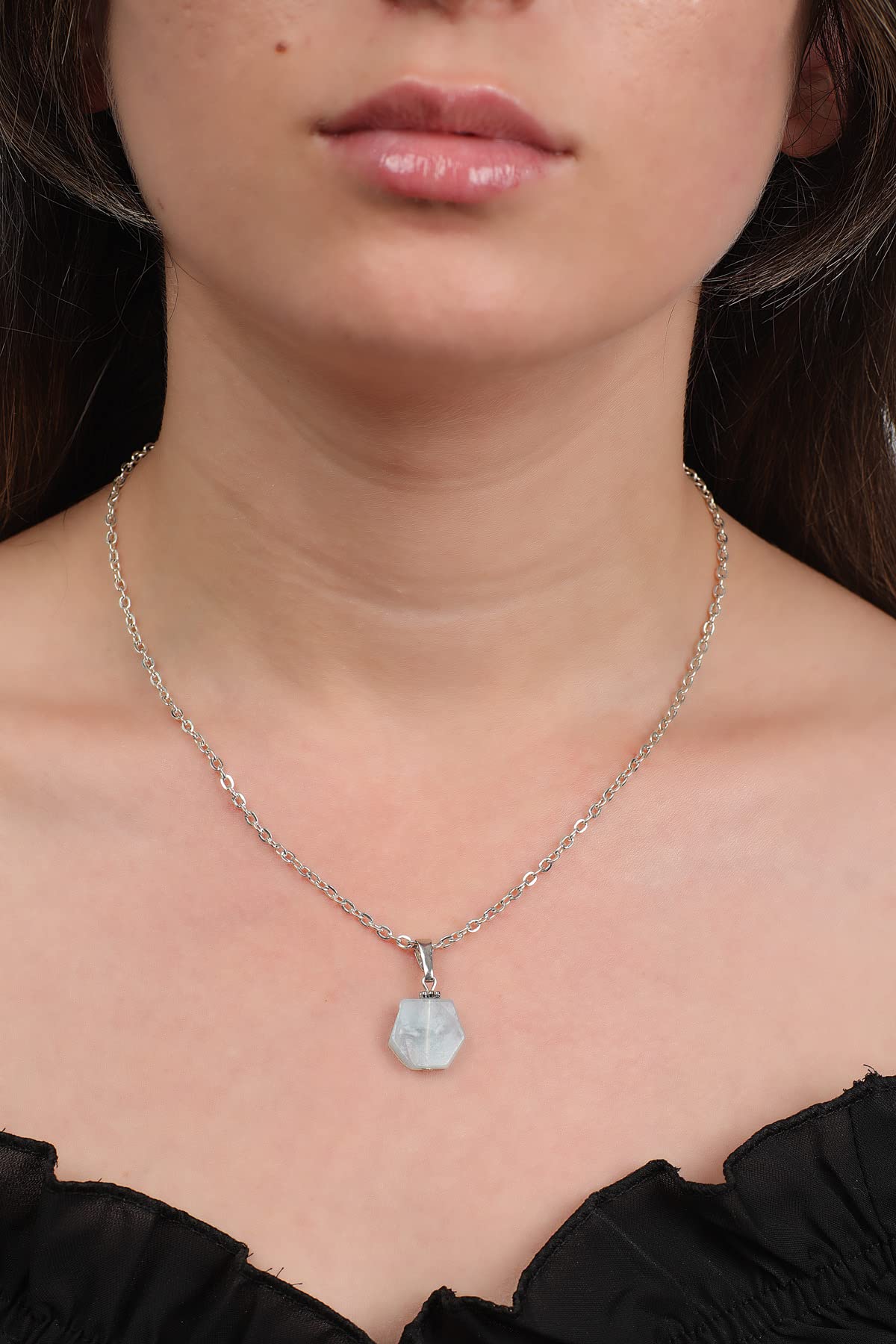 Moonstone Necklace Sterling Silver