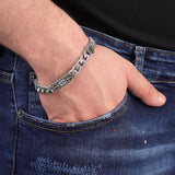 Handmade Gothic Vintage Pattern Men's Bracelet — image 2