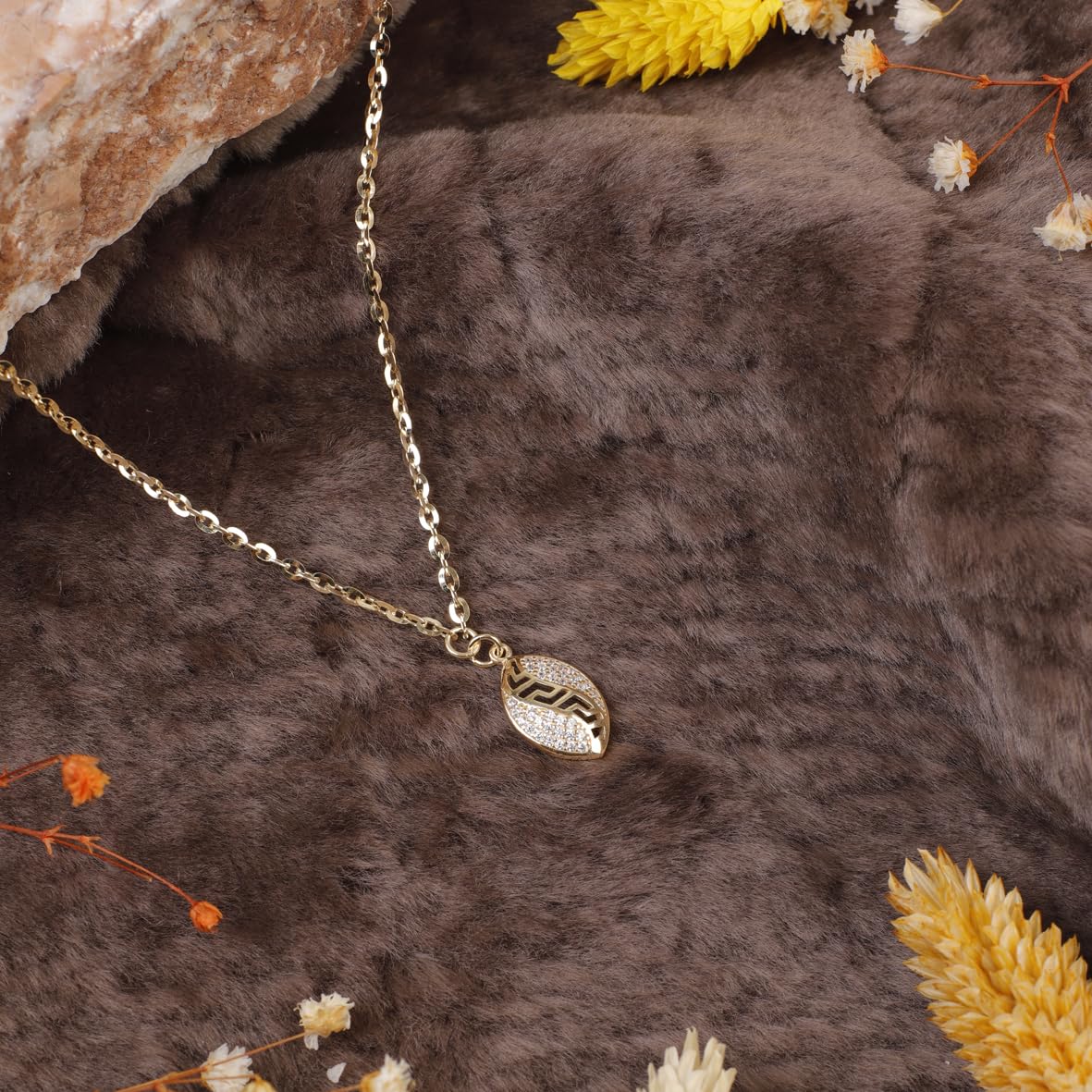 Sterling Silver Shell Necklace for Women - Charming Gold Plated Necklace - Aesthetic Jewelry Delight - Birthday Gifts for Women