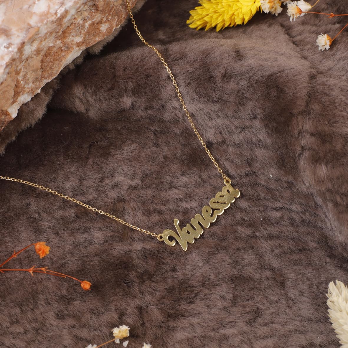 Customize Your Style with Personalized Name Necklace in Sterling Silver - Women's Sterling Silver Name Necklace with a Personal Touch - Aesthetic Jewelry Essential