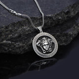 Medusa Mythology Necklace for Men - Mythical Medusa Necklace - Handcrafted Sterling Silver Chain for Men - Birthday Gifts — image 2