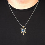 Turtle Necklace with Evil Eye — image 2