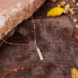 Gold Plated Necklace with Sterling Silver Chain - Dainty Gold Necklace for Aesthetic Appeal - Dainty Gold Necklace for Women - Birthday Gifts for Women — image 2