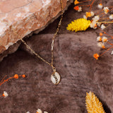 Sterling Silver Shell Necklace for Women - Charming Gold Plated Necklace - Aesthetic Jewelry Delight - Birthday Gifts for Women — image 2