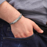 Handmade Gothic Vintage Bracelet for Men – Sterling Silver Chain — image 3