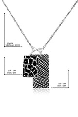 Men's Silver Plated Warrior Tag Curb Chain Personalized Necklace — image 2