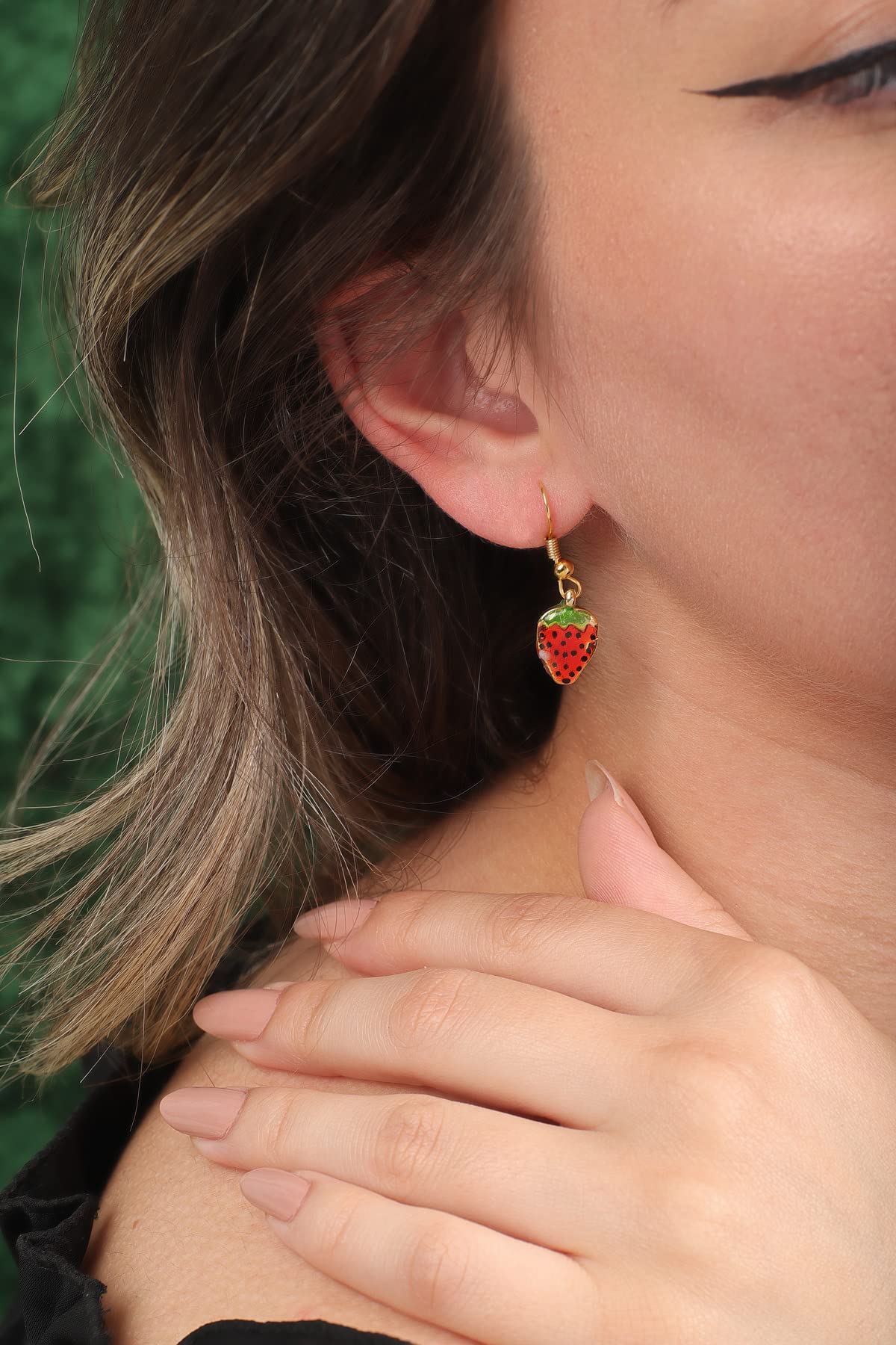 Strawberry Earrings For Women