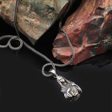 Silver Virgin Mary Men's Necklace — image 2