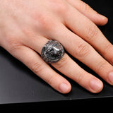 Handmade 3D Tiger Ring in 925 Sterling Silver with Jade Gemstone - Men's Animal Jewelry — image 6