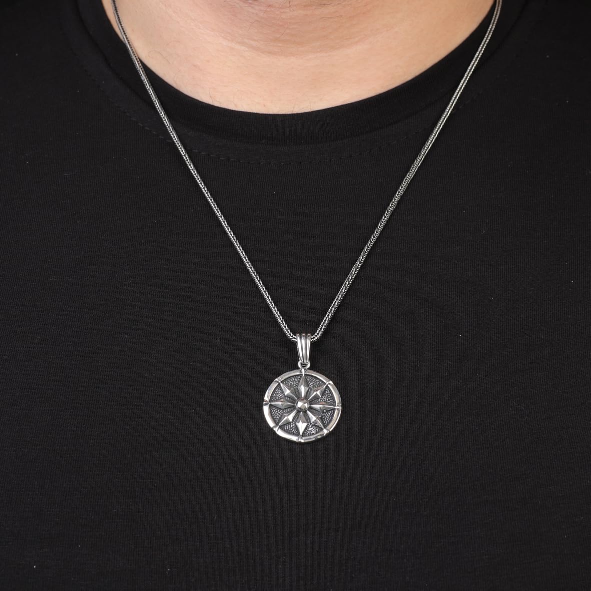 Sterling Silver Ancient Roman Necklace