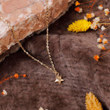 Golden Star Necklace - Gold Plated & Sterling Silver Necklace - Cute Necklaces with Aesthetic Charm - Dainty Gold Necklace for Women - Birthday Gifts for Women — image 2