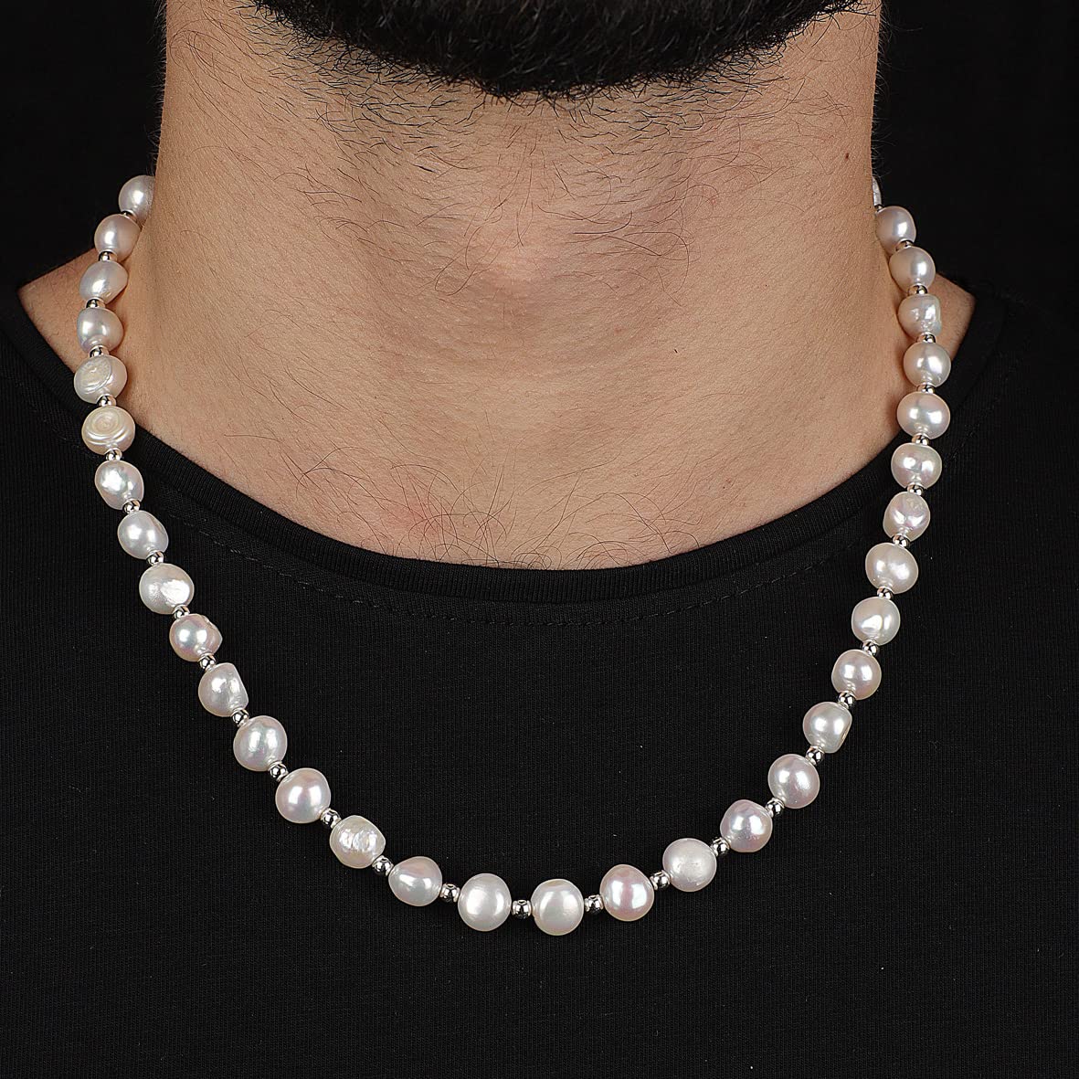 Pearl Necklace Men