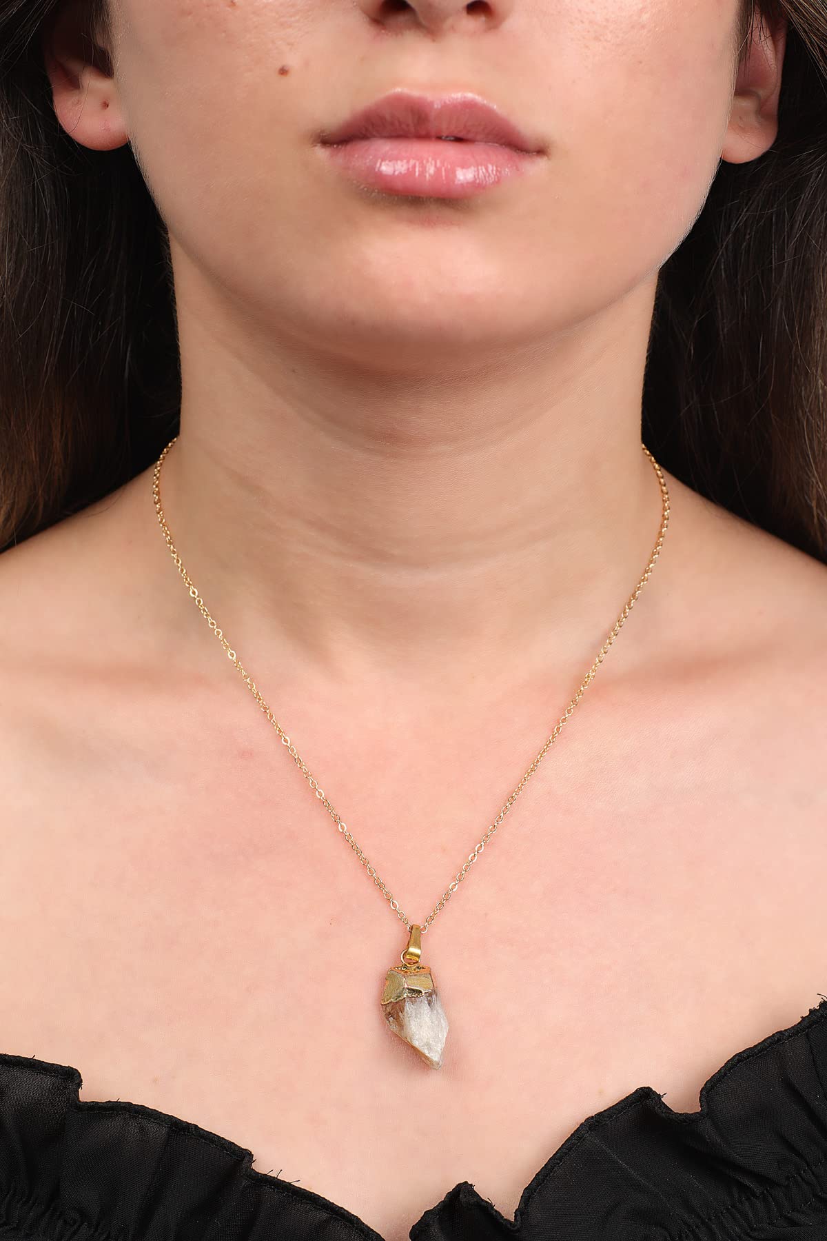 925 Sterling Silver Citrine Necklace