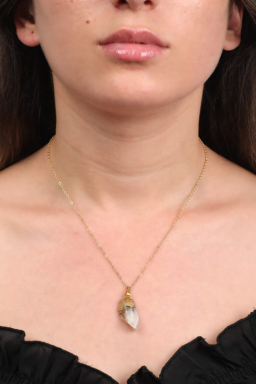925 Sterling Silver Citrine Necklace