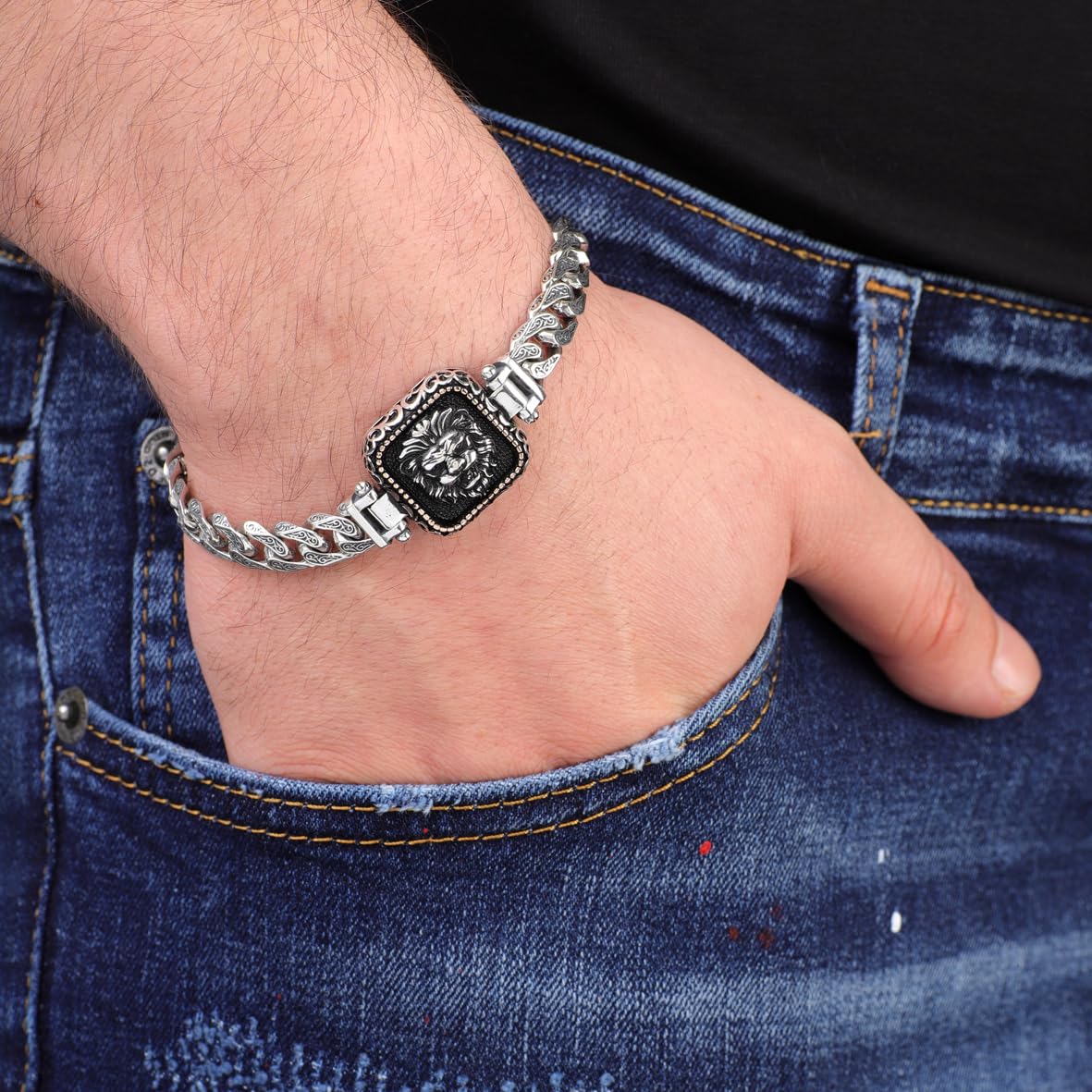Handmade Lion Bracelet